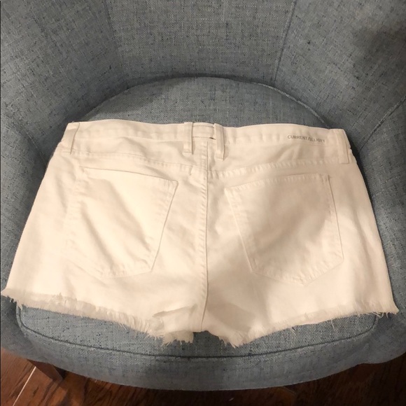 Current Elliot white denim shorts - Picture 2 of 2
